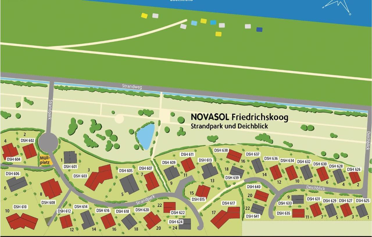 Friedrichskoog-Strandpark 10 Bagian luar foto